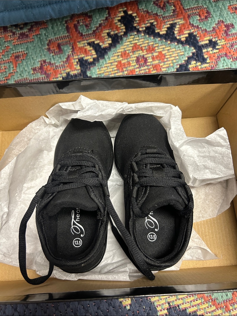 Black Slip-On Athletic Sneakers - Size 13.5